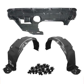 Parts N Go Fender Liner & Engine Under Cover Set w/Clips For 2013-2018 RAV4 Front Driver & Passenger Side Left Right TO1228188 TO1248171 TO1249171 514410T070 538760R060 538750R060