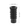 Operitacx 20pcs Chair Caster Covers Soft Material Protective Sleeves for