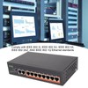 PoE Switch 8 Ports 10/100Mbps 90W RJ45 Adaptive Port LED