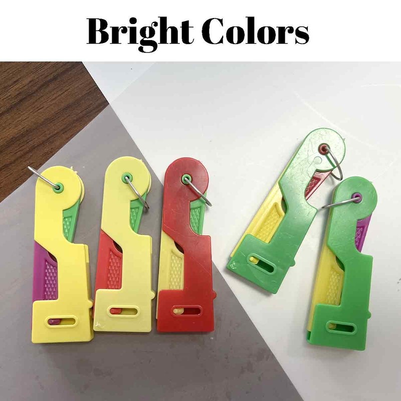 Automatic Sewing Needle Threader 5Pcs Plastic Hand Sewing Threading Tools