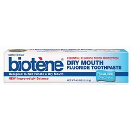 Biotene Dry Mouth Fluoride Toothpaste Fresh Mint Original 4.3 Oz. (2 Pack)