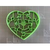 8 Piece Heart Shape Puzzle Multi Cutter