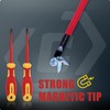 CRIPOP 2 PCS Insulated Screwdrivers Set, 1000V Insulated Electrician Slotted