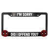 Did I Offend You? for Deadpool License Plate Frame