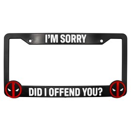 Did I Offend You? for Deadpool License Plate Frame
