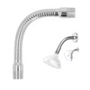 Topyond Adjustable Shower Head Extension Arm, 7.75in Rotating Swiveling Shower
