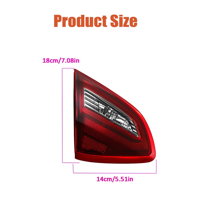 labwork Left Inner Tail Light Replacement for Nissan Altima SR