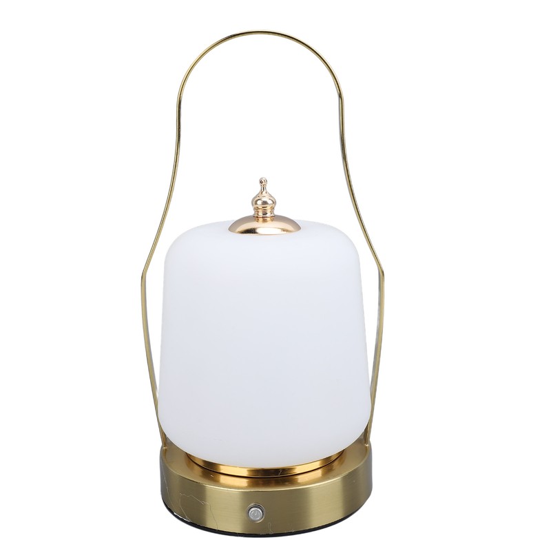 Cordless Lantern LED Retro Rechargeable Stepless Dimming 3 Lighting Modes