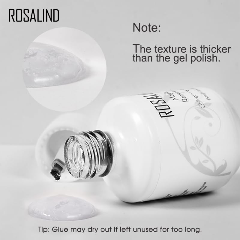 ROSALIND Gellack Entferner Set f√ºr UV Nagellack Magic Remover Aceton
