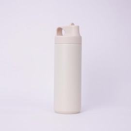 Simple Modern Water Bottle with Straw lid Reusable Travel Water Bottles for Sports Stainless Steel Thermos Leak Proof & BPA Free (White)