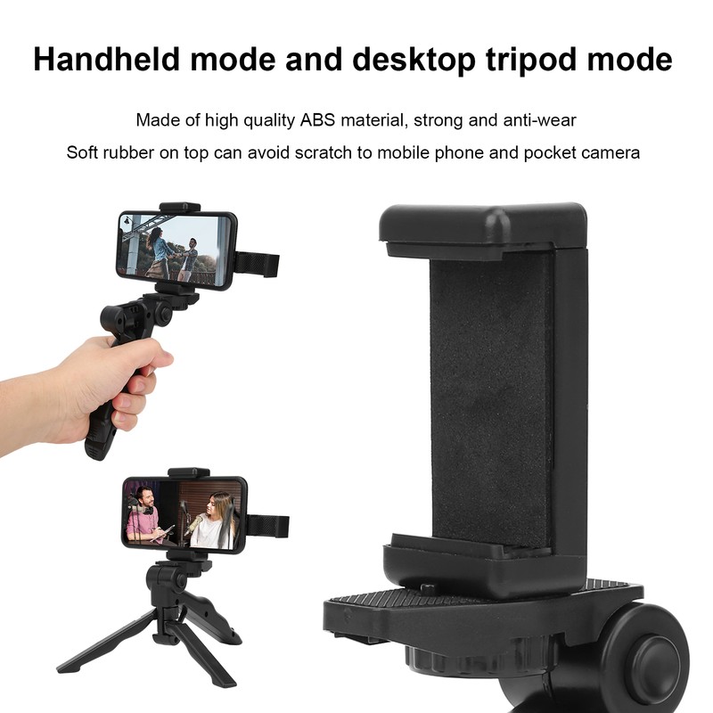 Portable Camera Phone Clip with Tripod Stand Fixed Bracket Set
