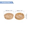 uxcell Round Soffit Vents 2 inch, 16Pcs Orange Plastic 50mm
