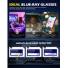 ANYLUV Blue Light Blocking Glasses for Men Women Computer Gaming