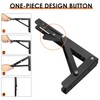 Folding Shelf Brackets 25cm, 2 pcs Heavy Duty Folding Shelf,