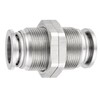 Yoebor Stainless Steel 304 Pneumatic Push to Connect Bulkhead Union