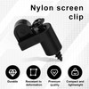 25pcs 3/8in Nylon Window Screen Clips with Screws, Durable Secure