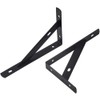 CYH Black Shelf Brackets - 8 Pack Triangle Shelving Brackets