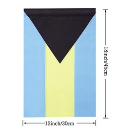 Bahamas Flag Bahamian Garden Flags,International World Country Nation Garden Flags, Celebration Parade Flags,Anniversary Celebration,Indoor and Outdoor Flag, Double-Sided.