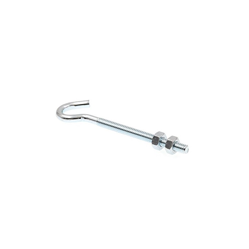 Prime-Line 9069290 Clothesline Hooks With Nuts, 1/4 In.-20 X 4-1/4