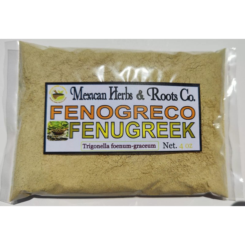 Mexican Herbs 4oz Fenogreco, Fenogreco en polvo, fenogreco molido, semillas