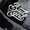 2PCS Bad Girl Funny Car Decal, 5.91"x5.31", Durable & Easy-to-Apply