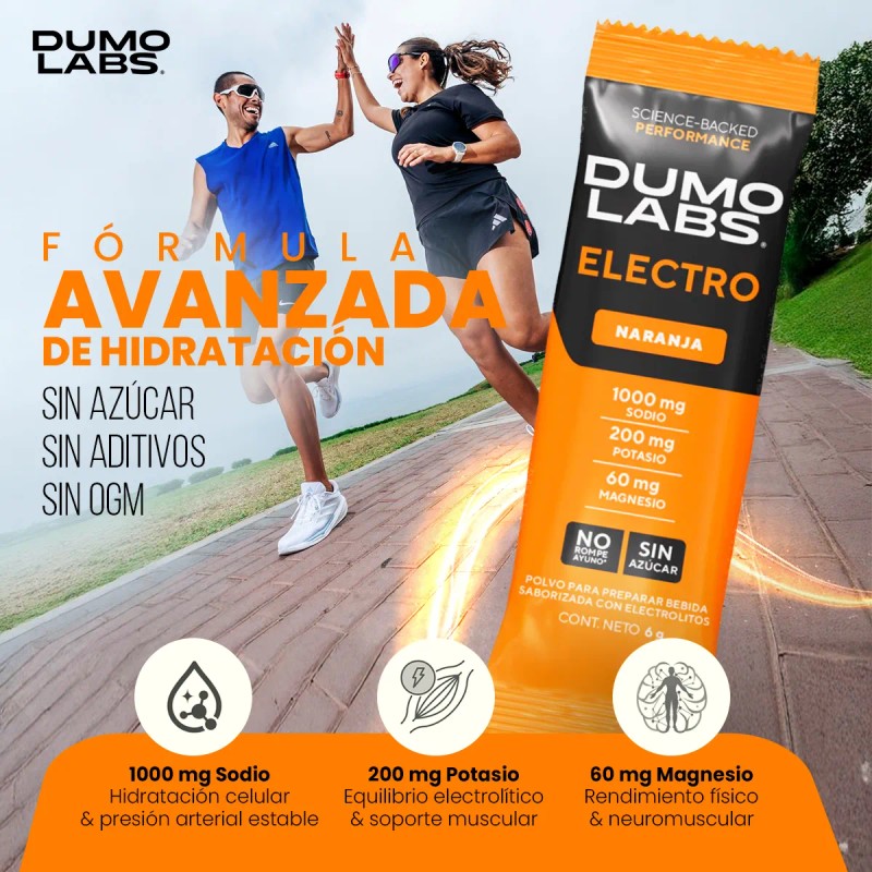 Electrolitos Sodio Magnesio 30 Porciones Dumo Electro