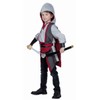 Childrens Costume Warrior Artus Junior Robe Gray Assassin Carnival (140)