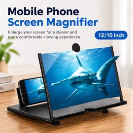 Phone Screen Magnifier for Movie Watching – HD Enlarged Viewing Experience for Home, Travel and Everyday Entertainment