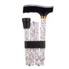 Folding Adjustable Walking Sticks - 33-37" Pink Flowers [Electronics]