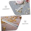 MAGICLULU Restaurant Crumb Sweeper Tool Piece Stainless Steel Bread Crumb