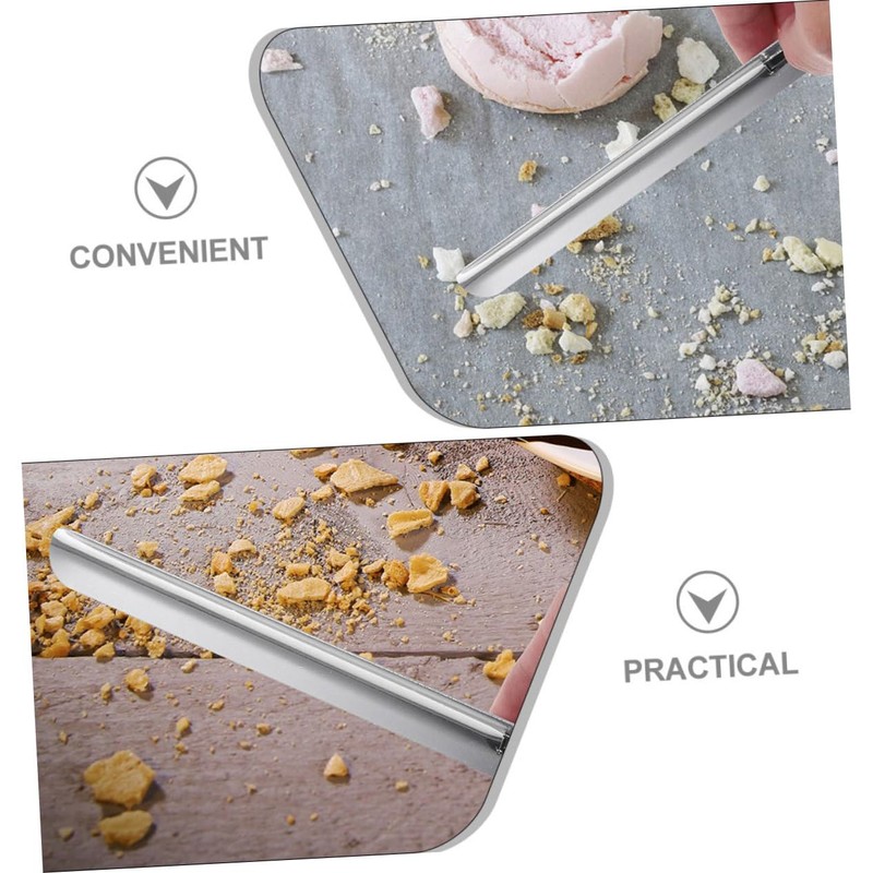 MAGICLULU Restaurant Crumb Sweeper Tool Piece Stainless Steel Bread Crumb