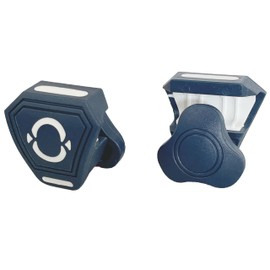 O Shield Football Visor Clip, Suitable with Any Kinds of Football Helmet Visor, High Impact Absorbing Ability, Less Distortion, Youth and Adult are Available for Use, Navy Blue