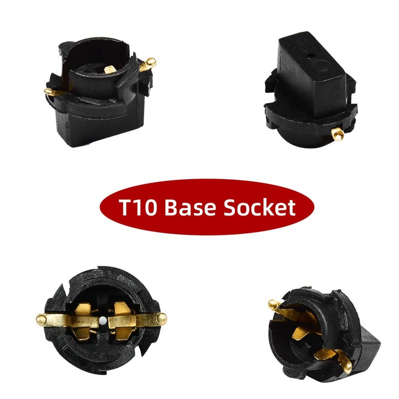 T10 194 Twist Lock Wedge Instrument Panel Dash Light Bulbs