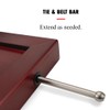 Proman Products VL16220 Freestanding Wardrobe Wooden Valet Stand Rack with