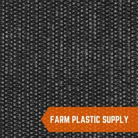 Farm Plastic Supply 40% Black Shade Cloth Covering - 12' x 50'
