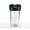Hydronix HF45-10CLBK10PR Water Filter Housing 10" - 1" Ports, Clear