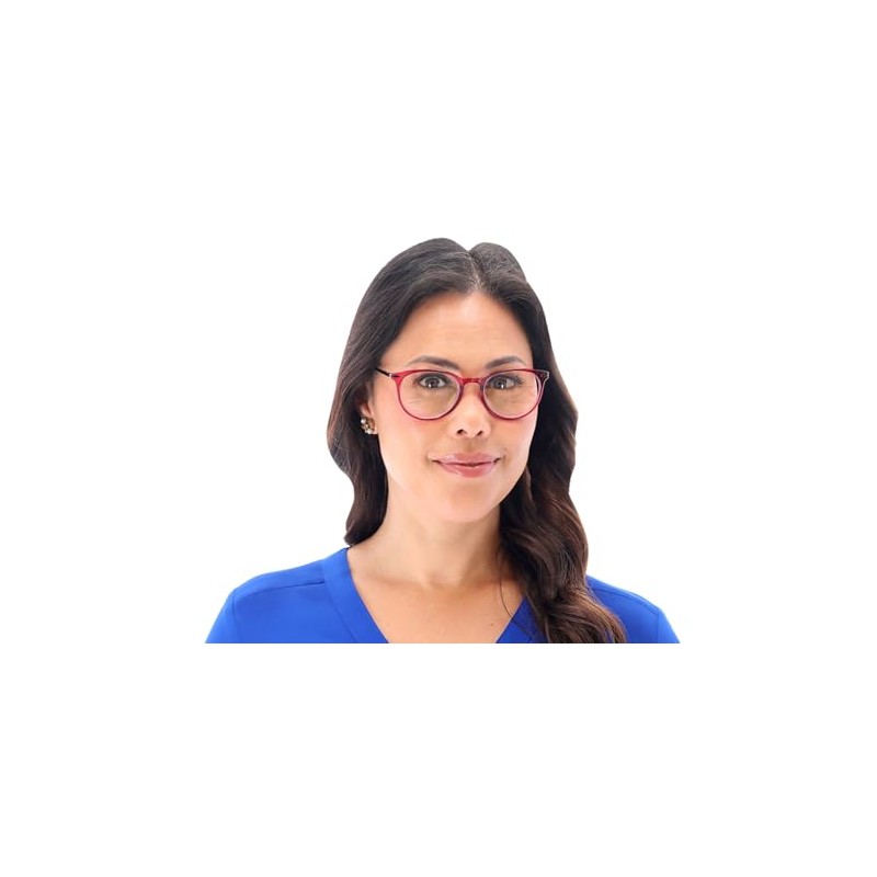 Tri Focus 2.5 Round Reading Glasses, Burgundy