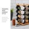 Cole & Mason Blyth Spice Rack Carousel, 16 Jar, Bamboo