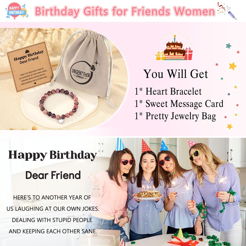 UNGENT THEM Best Friend Birthday Gifts for Women Woman Ideas