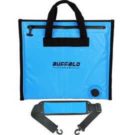 Buffalo Gear Insulated Fishing Bait Bag,20×18in Small Fish Cooler Bag Waterproof Fish Kill Bag Leakproof Fish Cooler,Blue