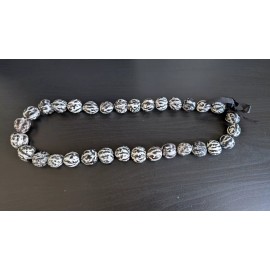 Hawaiian Kukui Nut Lei Handmade Necklace - approximately 40 Inches
