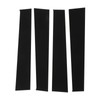 4pcs Black Pillar Posts Door Trim B Pillar Posts Door