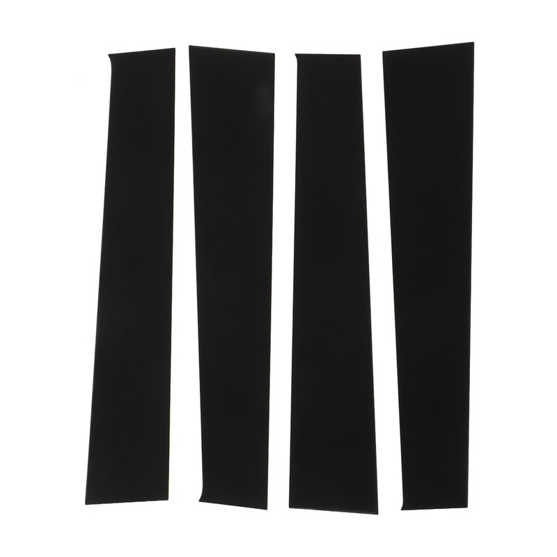 4pcs Black Pillar Posts Door Trim B Pillar Posts Door
