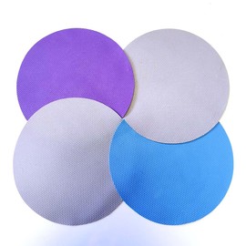 Deofun 4pcs Rubber Jar Opener Bottle Gripper Non Slip Pad Multi-function Can Opener for Seniors with Arthritis Weak Hands (Circle Three)