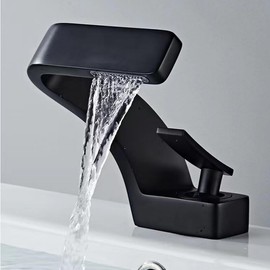 NDZZQBPGO Bathroom Deck-Mounted Basin Faucet, Snake Shape Creative Sink Mixer Taps, Cold and Hot Water Mix Tap