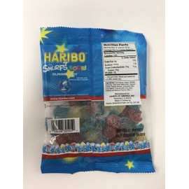 Haribo of America Sour Smurfs Candy, 4 Ounce