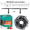 DOSYU Serie de Navidad 15M Luz de Navideñas,300LED Cadena de