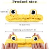 Jowmoy yellow Frog Eye Elastic Headband - Versatile for Spa,