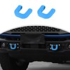 Cherocar 2PCS Front Bumper Tow Hook Cover Tow Trailer Hitch
