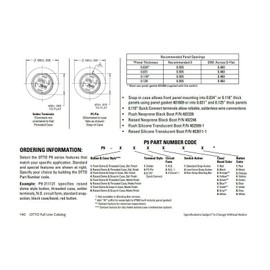 Waterproof Reset Button Switch for OTTO 21649 (2-Pin) 12MM